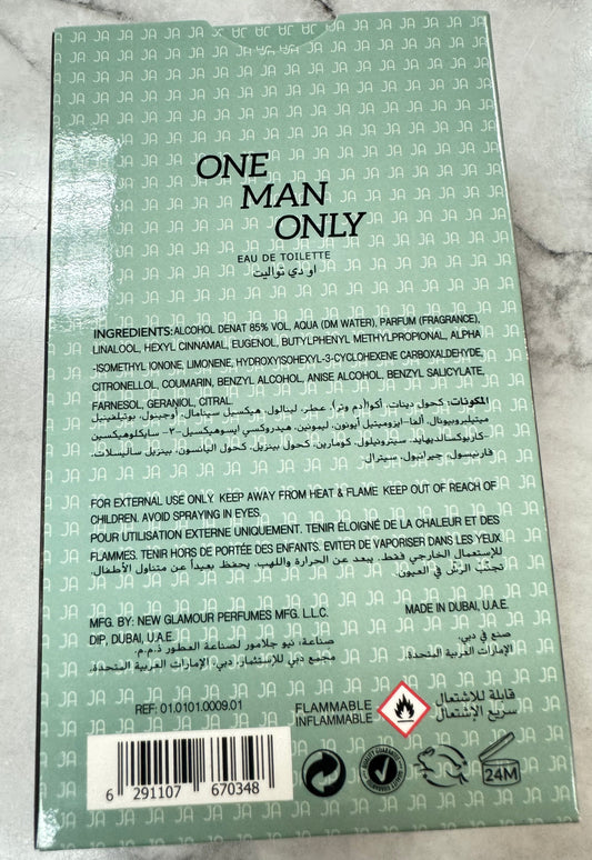 ONE MAN ONLY 100ml