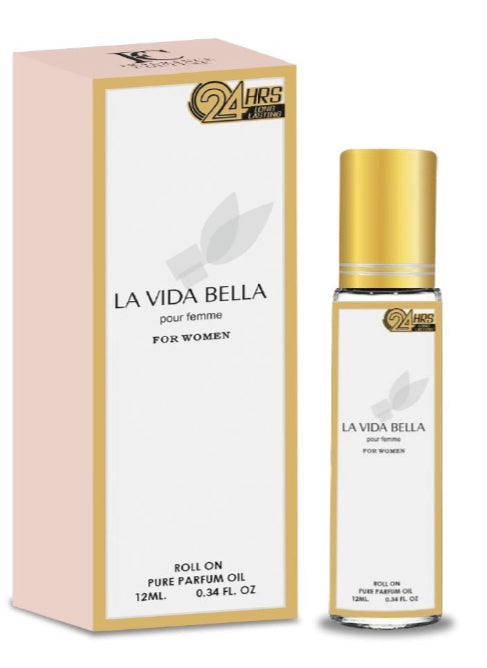 LA VIDA BELLA WOMEN 12 ML ROLL ON BODY OIL