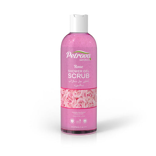 PETROVA SHOWER GEL ROSE CRUB 475ml